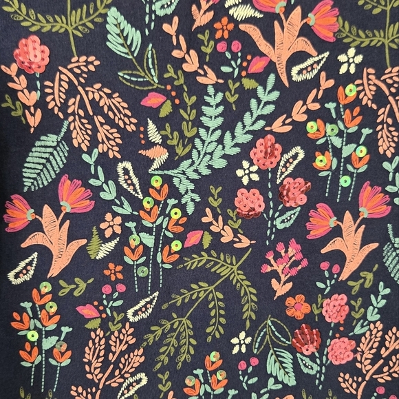 Floral Girls Top OshKosh Size 7 - Picture 2 of 5